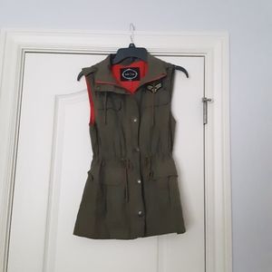 Love Tree Olive Green Vest